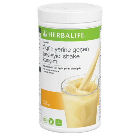 Herbalife Formül 1 Muzlu Shake Öğün Yerine Geçen Shake 550 Gr