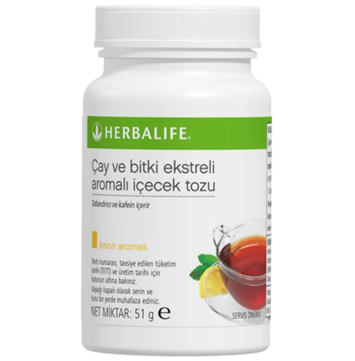 Herbalife Bitkisel Konsantre Çay 51 gr Limon Aromalı