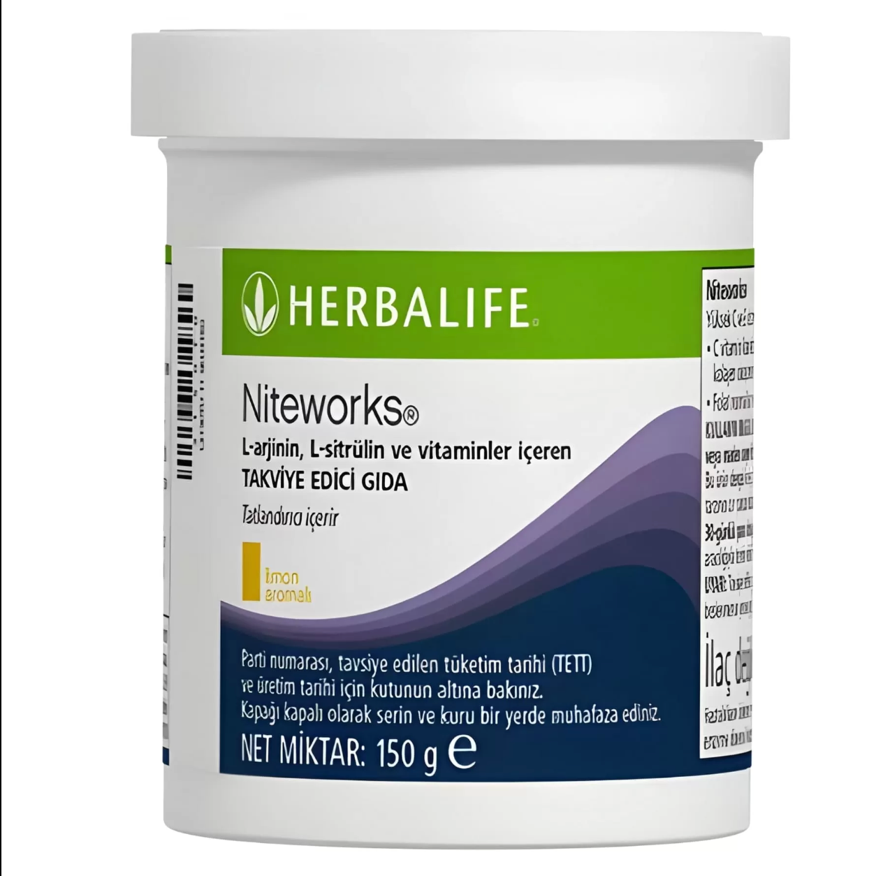Herbalife Niteworks 150 Gr | L-Arjinin ve L-Sitrulin Tozu