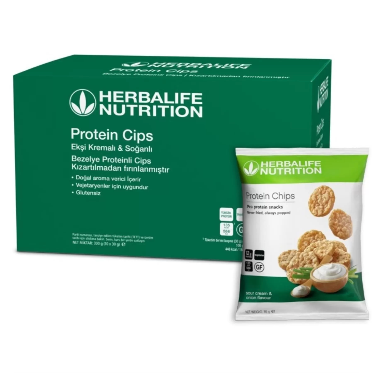 Herbalife Protein Cips Ekşi Kremalı & Soğanlı 10’lu