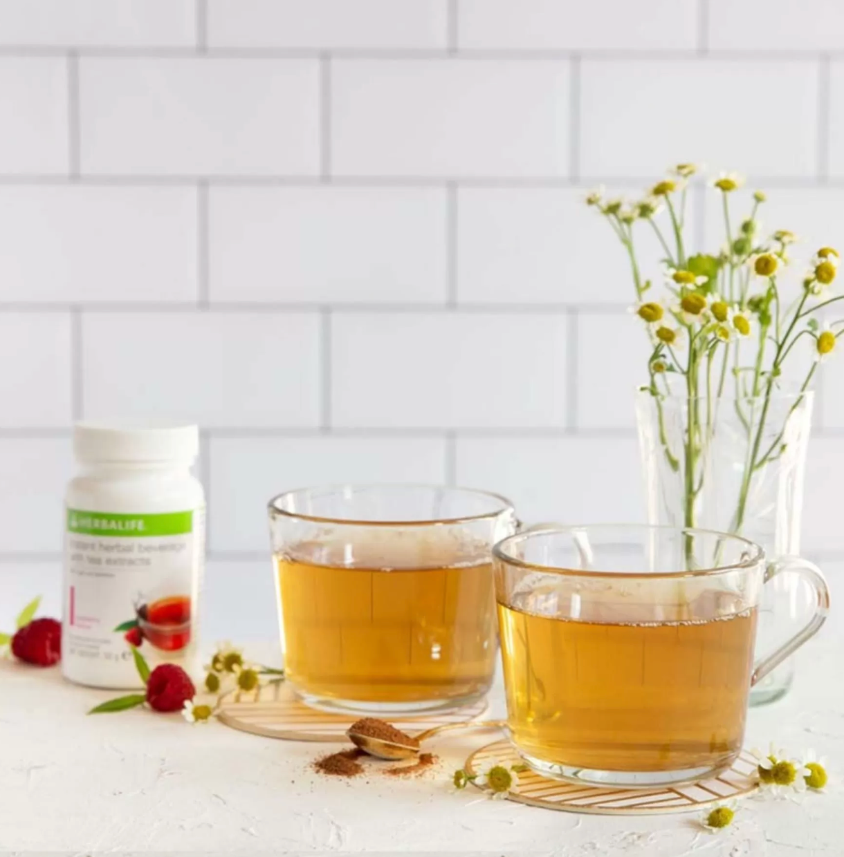 Herbalife Bitkisel Konsantre Çay 51 gr Ahududu Aromalı